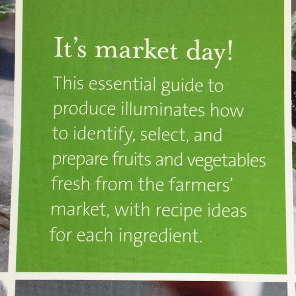 Williams-Sonoma Cooking from the Farmers' Market Cookbook Hard Cover Dust Jacket - Picture 3 of 9
